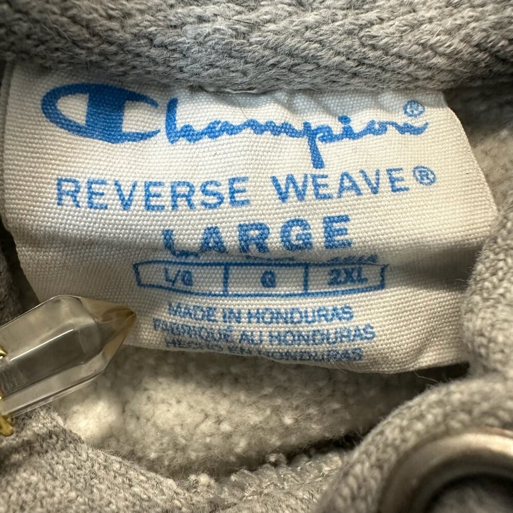 Champion Reverse Weave Pullover Hoodie Large Logo - Picture 13 of 15